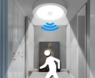 PIR Sensor in Smart Doorbell, Ceiling light and Camera